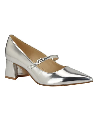 Guess Women's Zands Mary Jane Block Heel Pumps