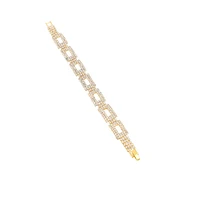 Sohi Women's Geometric Tennis Bracelet