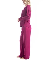 Muk Luks Women's 3-piece Quilted Lounge Set