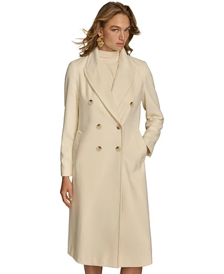 Donna Karan New York Women's Double-Breasted Reefer Coat