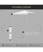 13' Pop Up Canopy Sun Shelter, Adjustable & Portable