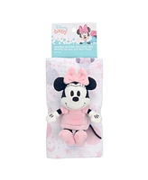 Lambs & Ivy Disney Baby Minnie Mouse Muslin Swaddle Blanket & Plush Gift Set