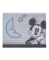 Lambs & Ivy Disney Baby Moonlight Mickey Mouse 3-Piece Nursery Crib Bedding Set