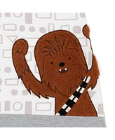 Lambs & Ivy Star Wars Chewbacca Wearable Blanket & Lovey Baby Gift Set - 2pc