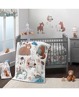 Bedtime Originals Animal Alphabet Beige/Gray Bear/Owl/Fox Woodland Wall Decals