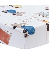 Bedtime Originals Construction Zone Transportation Twin Sheets & Pillowcase Set