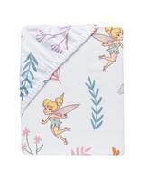 Bedtime Originals Disney Baby Tinker Bell Fairy Floral Baby/Toddler Fitted Crib Sheet