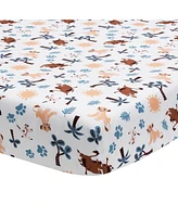 Lambs & Ivy Disney Baby Lion King Adventure Blue 3-Piece Mini Crib Bedding Set