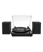 Victrola Montauk Bluetooth Turntable System with Bookshelf Speakers