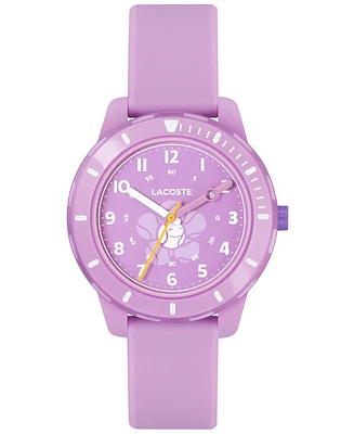 Lacoste Kids Mini Tennis Purple Silicone Strap Watch 34.5mm