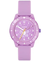 Lacoste Kids Mini Tennis Purple Silicone Strap Watch 34.5mm