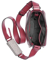 Calvin Klein Bella Adjustable Crossbody with Signature Zippered Pouch