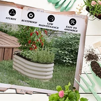 Galvanized Raised Garden Bed Kit (3.5' x 2' x 1.4')