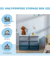 Simplie Fun 3-Tier Kids Storage Unit with 6 Drawers