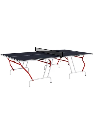 Streamdale Furniture Portable Table Tennis Table: Full-Size, Folding, with Accessories