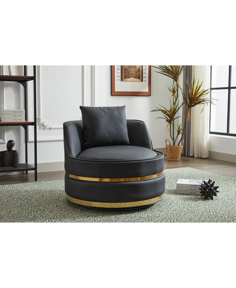 Simplie Fun Swivel Chair, 360 Swivel Accent Chair