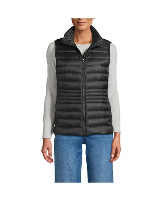 Lands' End Petite Wanderweight Packable Ultralight Down Vest