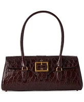 Brahmin Dayan Vanderbilt Embossed Leather Satchel