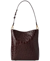 Brahmin Celina Vanderbilt Small Leather Bucket Bag