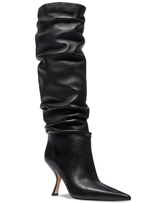 Michael Kors Women's Luna Leather Knee High Slouch Boots