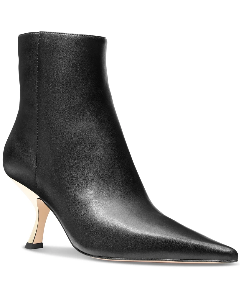 Michael Kors Women's Luna Leather Ankle Booties