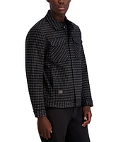 Karl Lagerfeld Paris Men's Textured Shirt Jacket