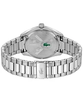 Lacoste Men's Monceau Silver Stainless Steel Bracelet Watch 41mm