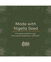 Gaia Herbs Black Seed Oil - Cold-Pressed Capsules for Lung, Respiratory, and Antioxidant Support - With Organic Nigella Seed Oil - Herbal Supplement