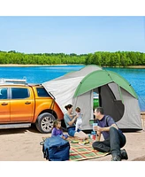 Outsunny Car Camping Tent with 3 Doors, 2000mm Waterproof, and