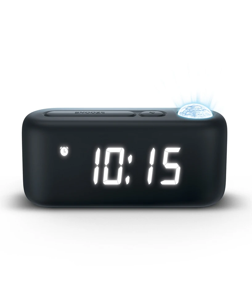 Brookstone Galaxy Projection Alarm Clock