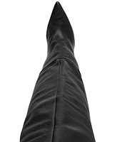 Steve Madden Women's Bellamie Wide-Calf Knee-High Slouch Dress Boots