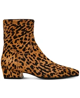 Steve Madden Women's Dusty Leopard Block Heel Booties