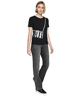 Karl Lagerfeld Paris Women's Cross-Body T-Shirt