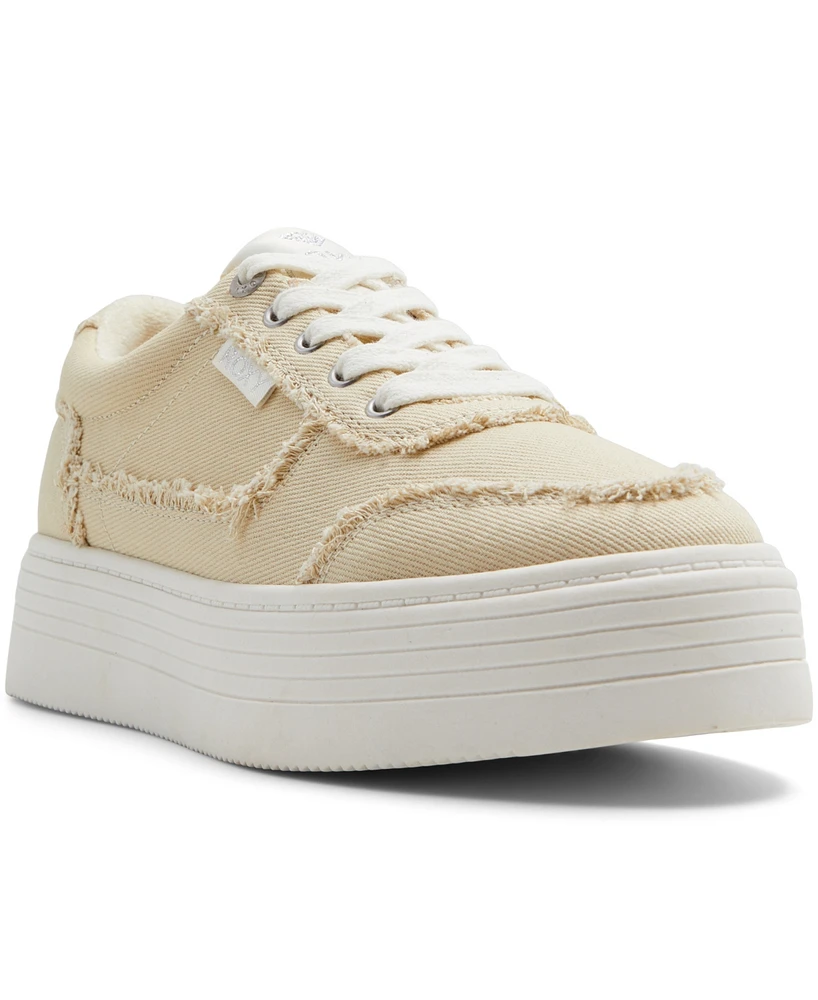 Roxy Women's Sheilahh 2.0 Fray Lace-Up Sneakers