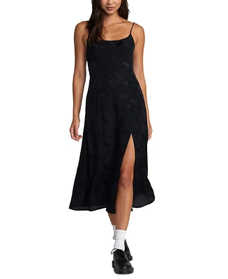 Rvca Juniors' Invisible Man Side-Slit Midi Dress