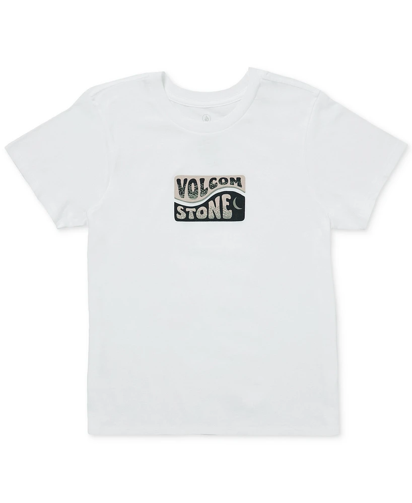 Volcom Juniors' Moon Baby Graphic Logo Short-Sleeve T-Shirt