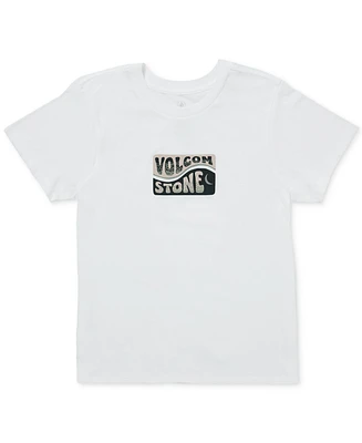 Volcom Juniors' Moon Baby Graphic Logo Short-Sleeve T-Shirt