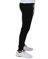 Galaxy By Harvic Men's Pro Star Slim Fit Fleece Lined Jogger Sweatpants