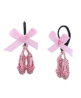 Betsey Johnson Faux Stone Ballet Slipper Drop Earrings