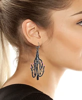 Betsey Johnson Faux Stone Chandelier Drop Earrings