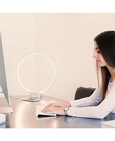 Brightech Circle 15" Dimmable Modern Led Desk Lamp with Usb Port