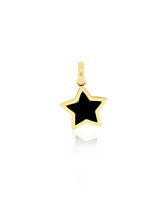 The Lovery Onyx Star Charm 14K Gold