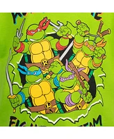 Teenage Mutant Ninja Turtles Michelangelo Leonardo Raphael T-Shirt and Mesh Shorts Outfit Set Toddler to Big Kid