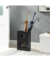 Slickblue Metal Umbrella Stand with a Removable Drip Tray