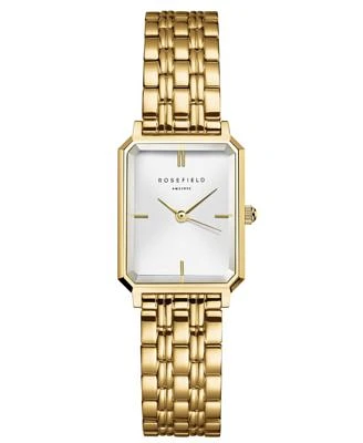 Rosefield Octagon Xs Womens Silver Tone Stainless Steel Bracelet Watch 24mm