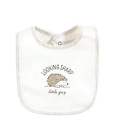 Hudson Baby Unisex Baby Cotton Bibs, One Size