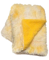 Chanasya Premium Wolf Faux-Fur Fuzzy Throw, 50" x 60"
