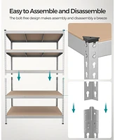 Slickblue 5-Tier Storage Shelves Efficient Home and Office Organization