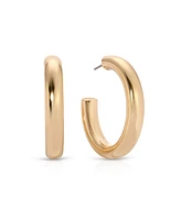 Ettika Medium Thick Classic Hoop Earrings