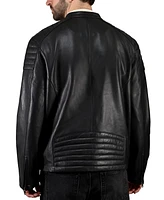 Frye Men's Cafe Racer Nappa Leather Jacket